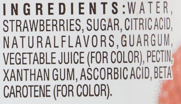 Torani smoothie mix being poured over ice for quick, refreshing beverages
