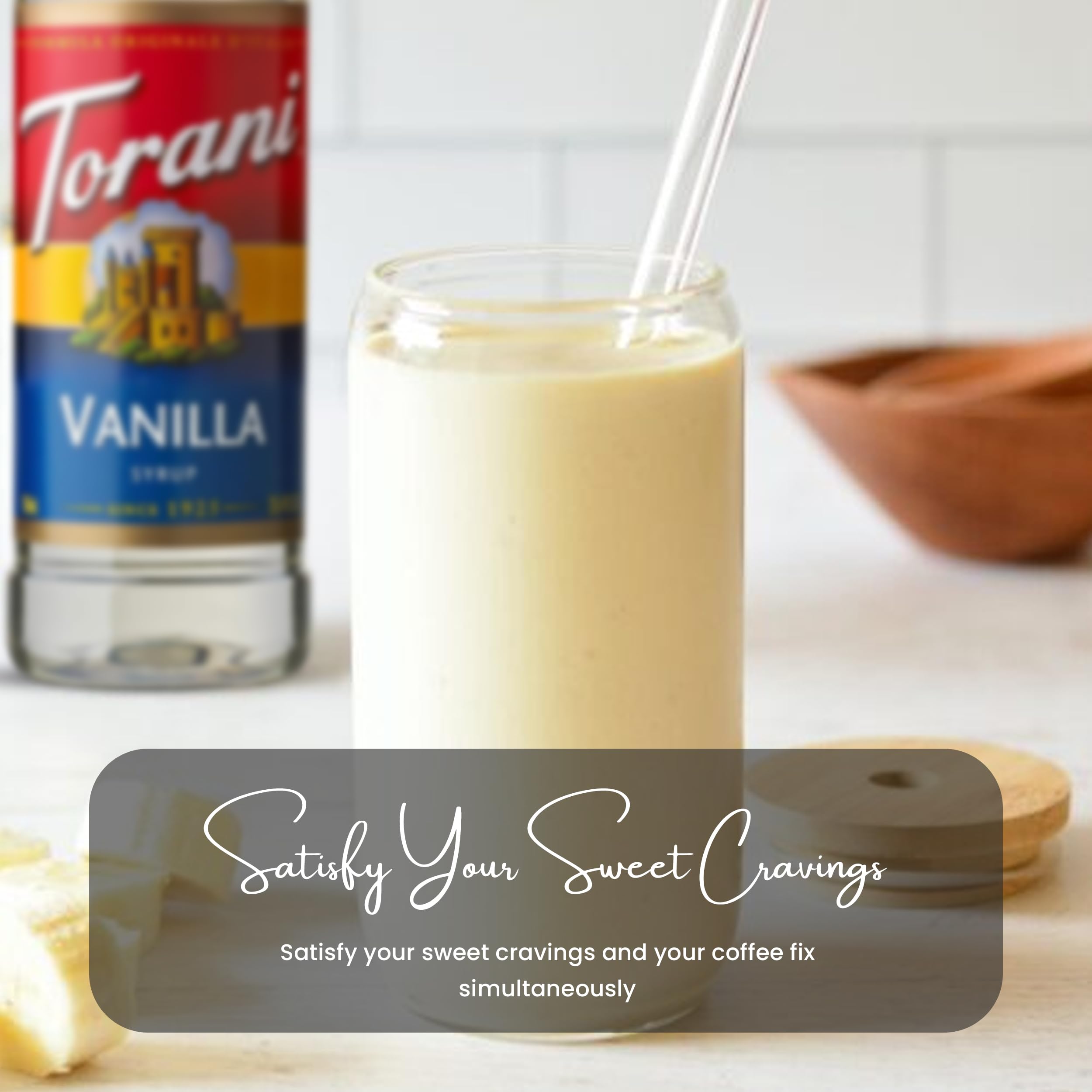 Snow cones and Italian sodas flavored with vanilla Torani syrup.