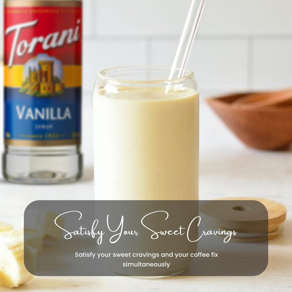 Snow cones and Italian sodas flavored with vanilla Torani syrup.