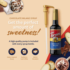 Steamers and lattes elevated with Torani Chocolate Milano Syrup