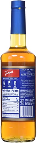 Torani Sugar Free Almond Roca drink idea drizzle over latte or dessert