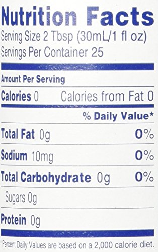Torani Sugar Free Brown Sugar Cinnamon Syrup bottle close-up on kitchen counter