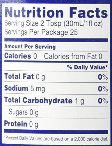 Torani Sugar Free Chocolate Macadamia Nut Syrup packaging and 750 ml bottle for home cafés.