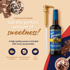 Torani sugar free chocolate creates cafe-style twists at home for indulgent beverages.