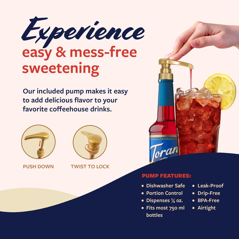 Torani Sugar Free Strawberry Syrup coffee-dairy compatible flavoring