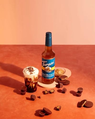 Torani Sugar-Free Peanut Butter Cup drizzle on yogurt and oats for extra depth.