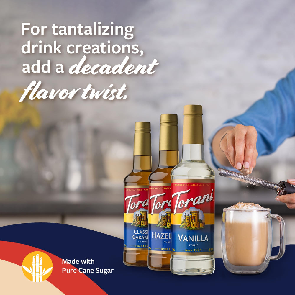 Torani syrups with pumps enable precise sweetness and mess-free serving