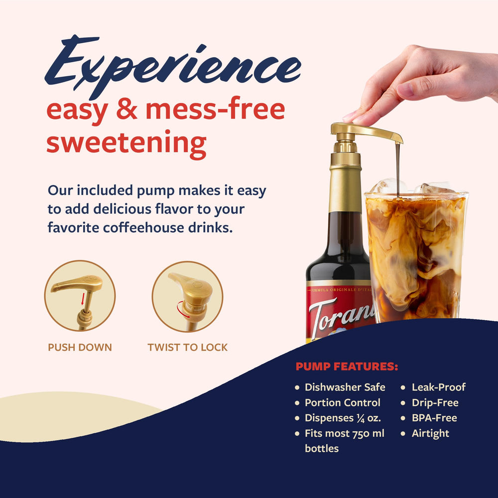 Torani tiramisu flavoring enhances desserts and frozen drinks with creamy notes