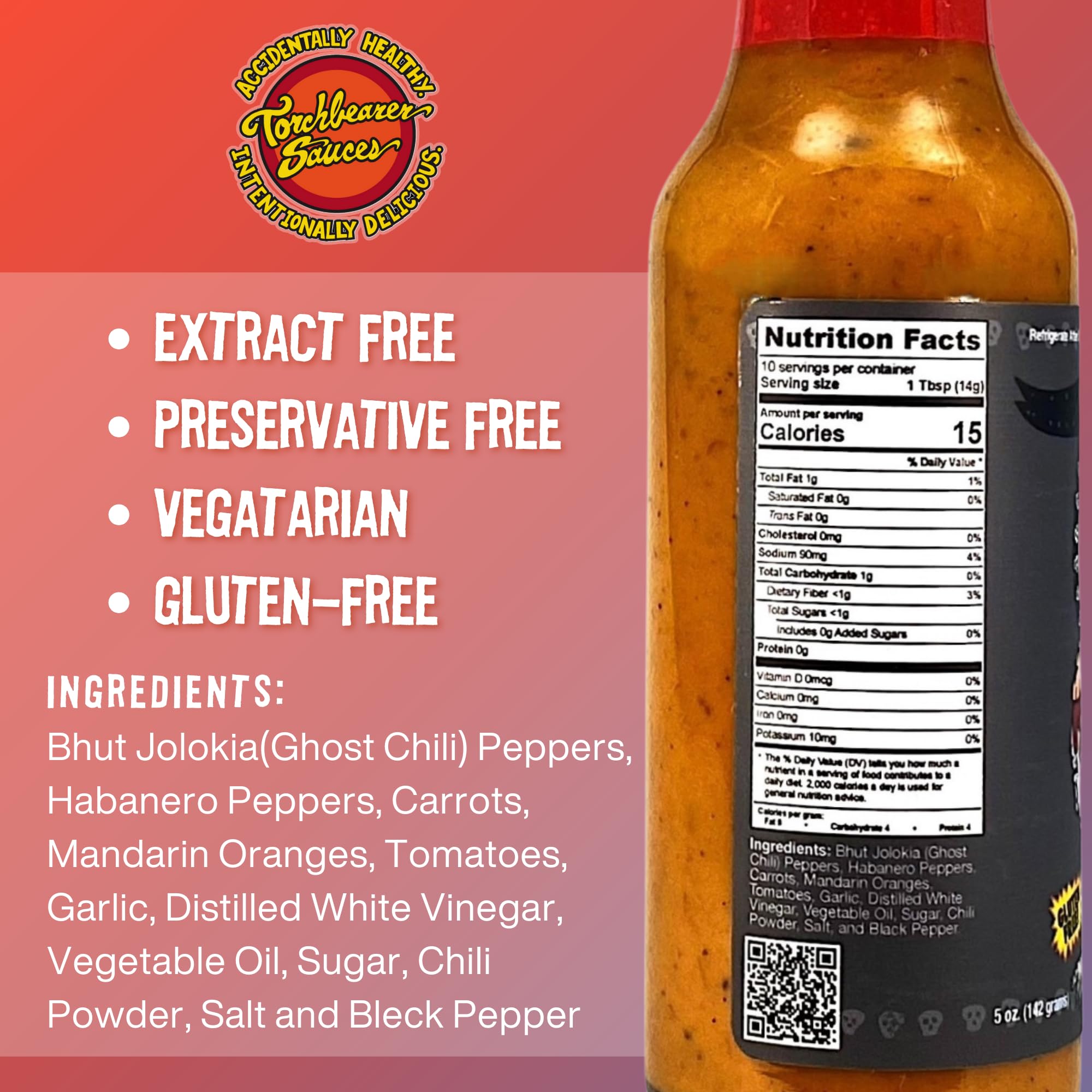 Torchbearer Zombie Apocalypse label highlights fiery profile and natural ingredients for bold meals