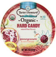 Torie & Howard natural fruits hard candy box-front view highlighting portable treat