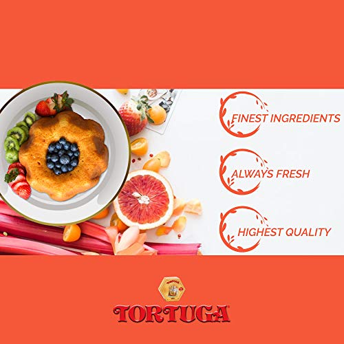 TORTUGA birthday celebration featuring premium coconut rum cake.