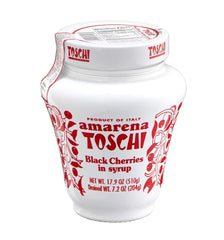 Toschi Amarena Cherries jar ready to elevate cocktails with real Italian fruit