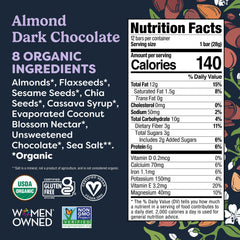 Tosi Nut Bars close-up showing crunchy almond pieces for a satisfying bite.