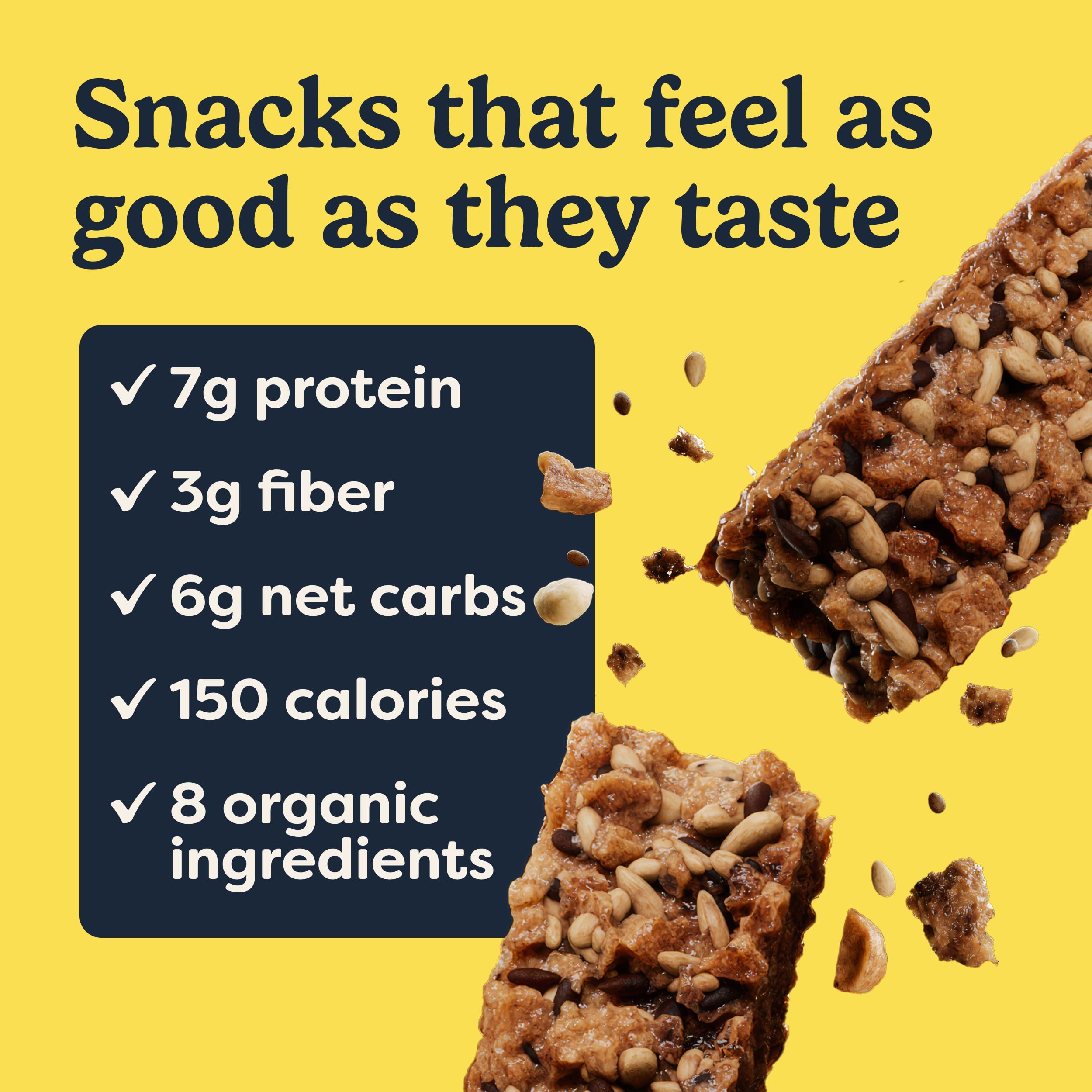 Tosi Nut Bars gluten-free and dairy-free label—clean snack option.