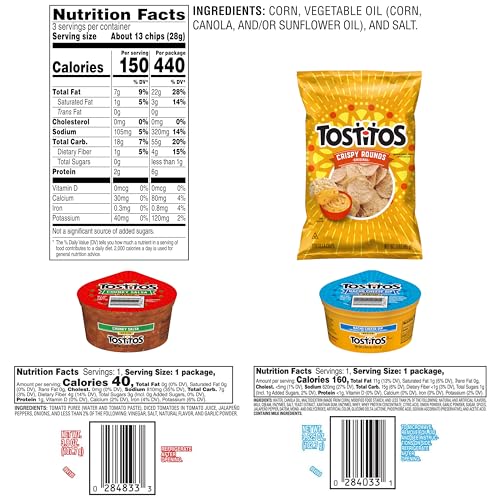 Tostitos Medium Salsa with real garden chunks for bold flavor.