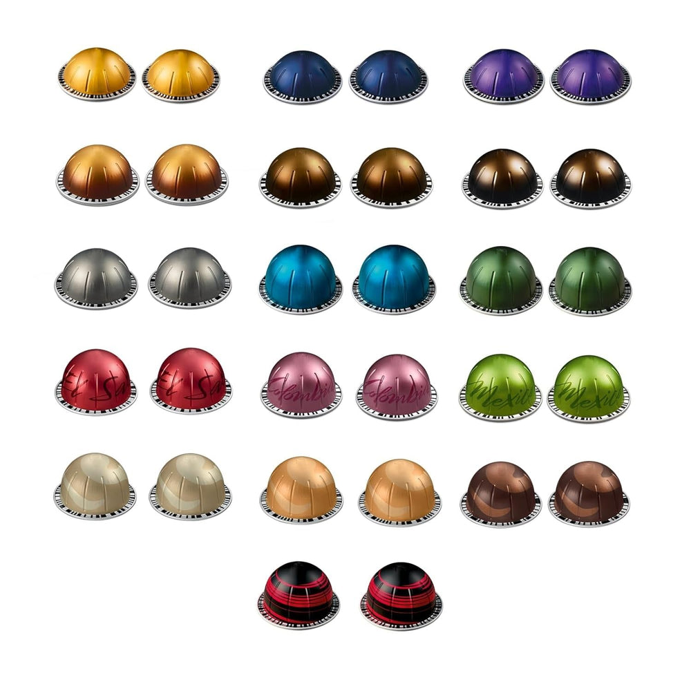 Total 32Capsules espresso and lungo variety with bold double espresso options.
