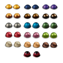 Total 32Capsules espresso and lungo variety with bold double espresso options.