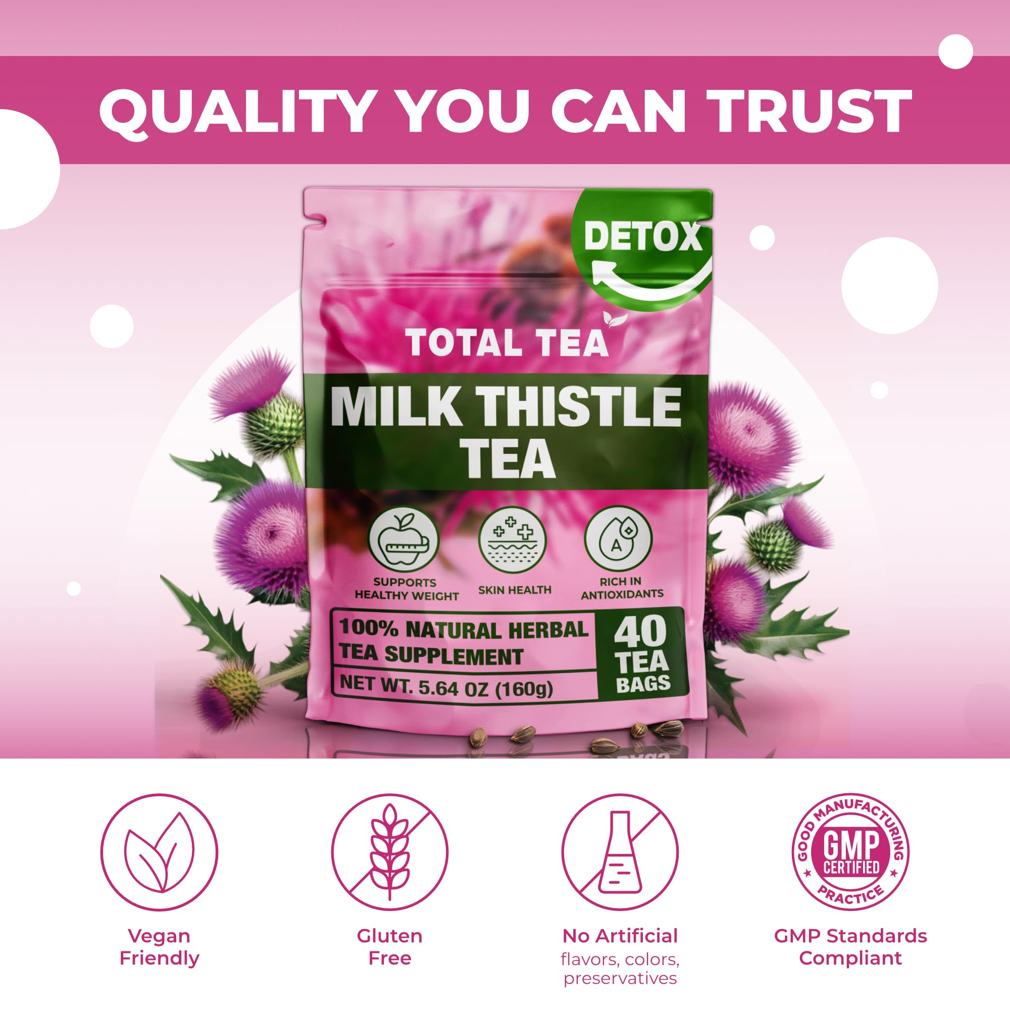 Total Tea 12 K-Cup pods for quick brew on the go