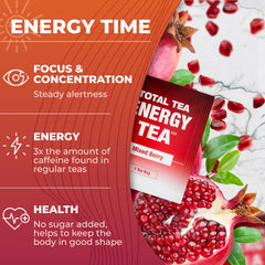 Total Tea Chamomile Rosehip Blend: soothing herbal notes ideal for evening relaxation.