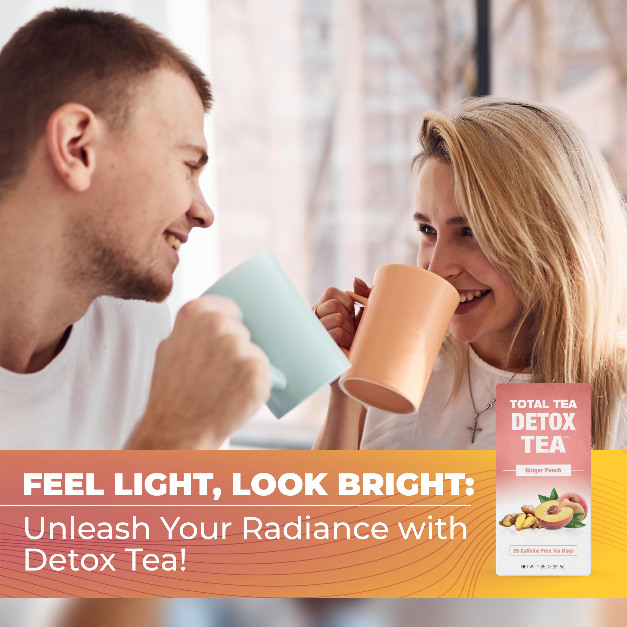 Total Tea Simming Detox Tea ginger root slices offer warming spice during a daily cleanse