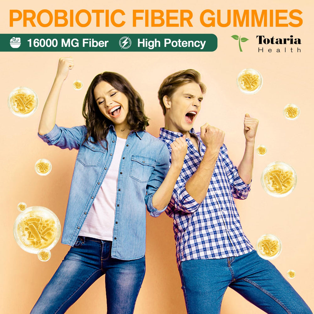 Totaria gummies serving demonstrates convenient daily fiber supplementation.