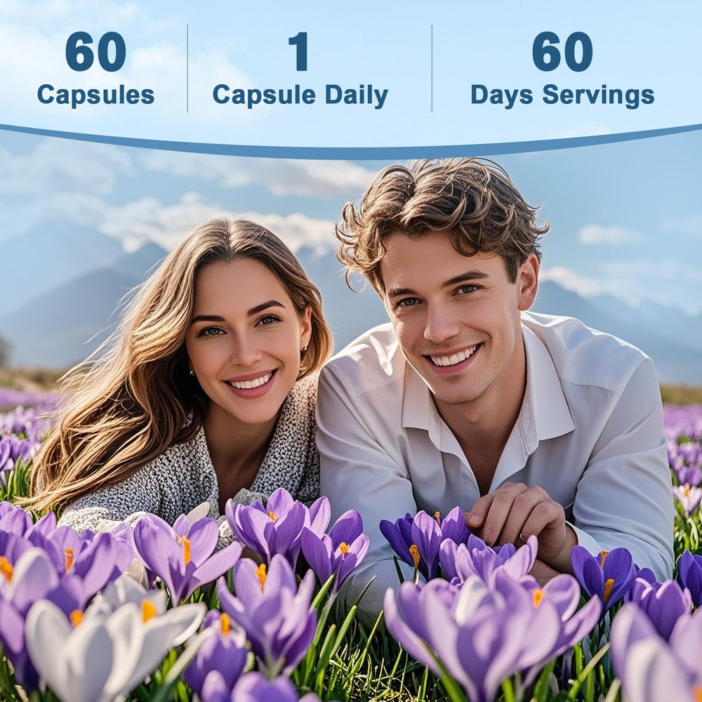 Totaria saffron eye health focus with macula themed artwork