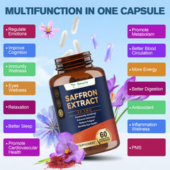 Totaria saffron with prebiotic fiber visual suggesting digestive support