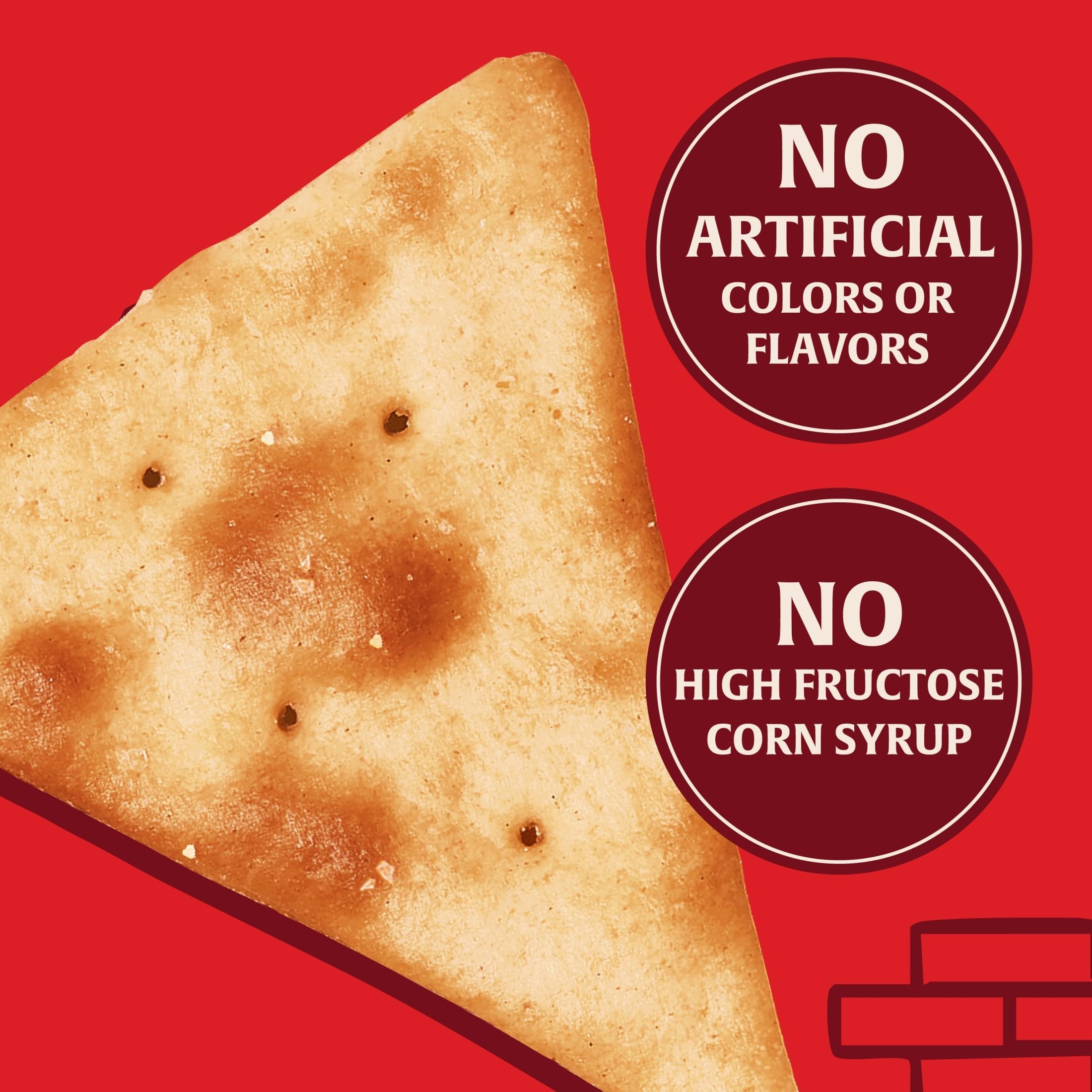 Town House Pita Sea Salt crackers, USA-made, with no artificial colors or flavors.