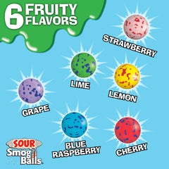 TOXIC WASTE Sour Smog Balls gooey sour center revealed for crave-worthy flavor bursts.