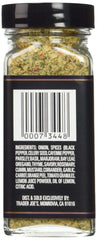 Trader Joe's 21 Seasoning Salute ingredients closeup shows herbs, citrus, and spices