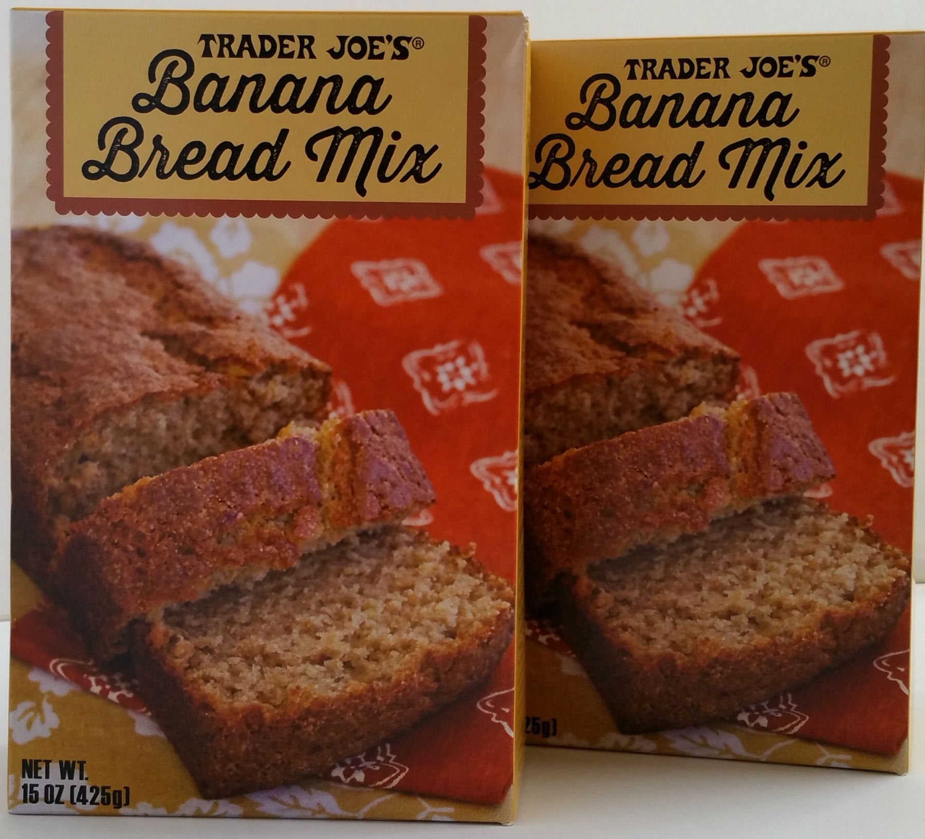 Trader Joe's Banana Bread Mix ingredients photo highlighting simple, flexible baking options