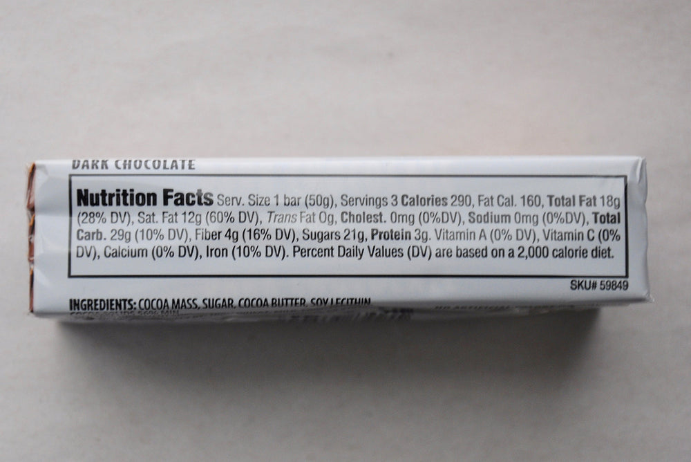Trader Joe's Belgian Dark Chocolate Bars pairing with berries or coffee for simple treats