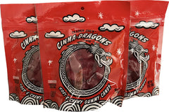 Trader Joe's Cinna-Dragons gummy bag front, cinnamon flavor ready to enjoy.