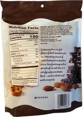 Trader Joe's dark chocolate bark close-up with sea salt crystals, perfect dessert nibble