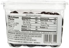 Trader Joe's dark chocolate cherries closeup with shiny chocolate and tart center appeal