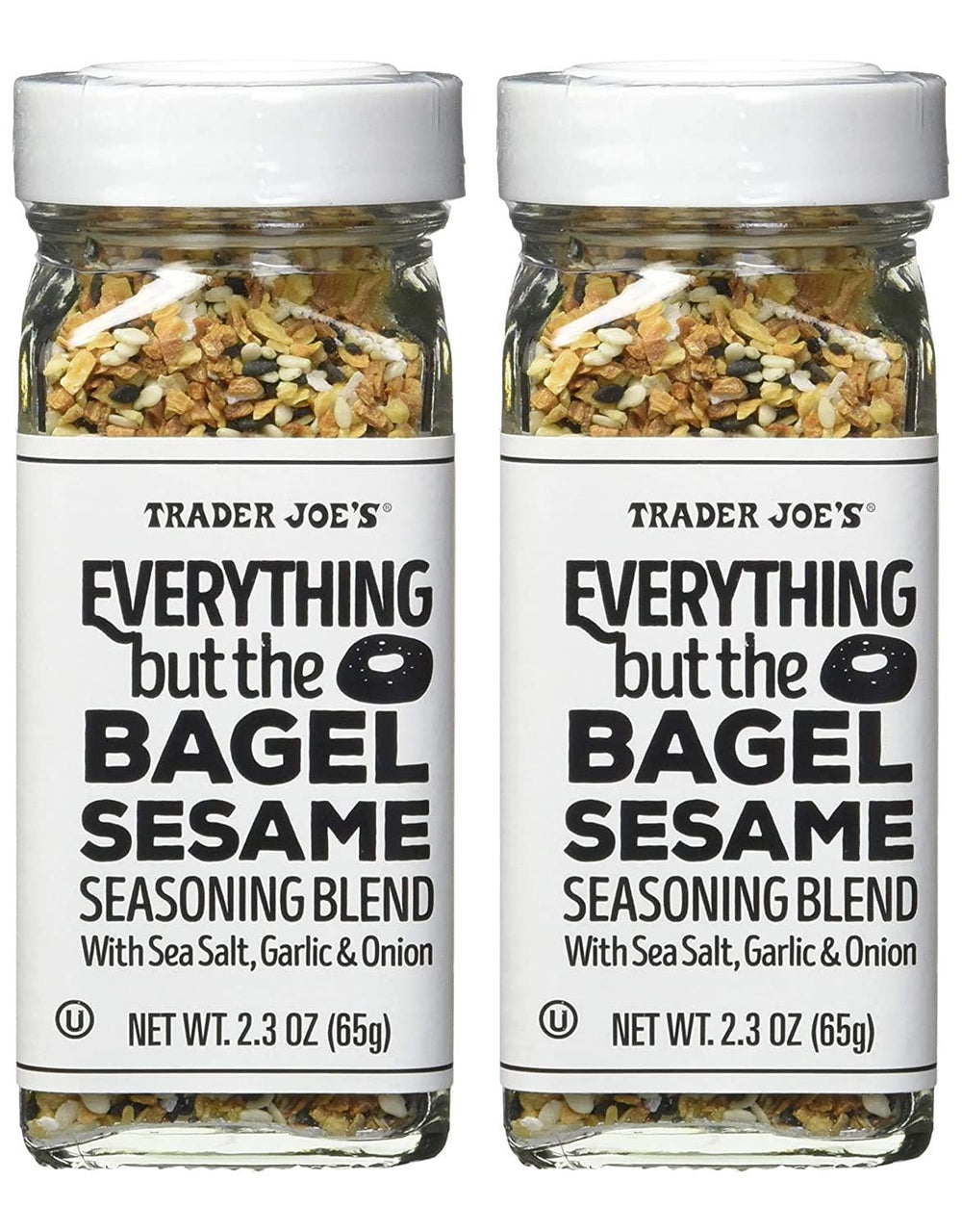 Trader Joe's Everything Bagel Seasoning bottle for flavorful meals.