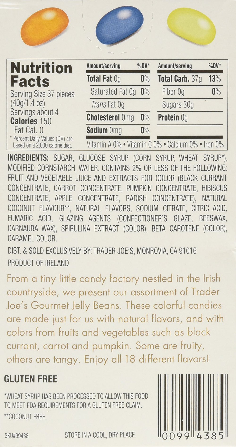 Trader Joe's Gourmet Jelly Beans flavor variety showcases a spectrum of tastes to explore