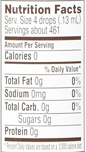 Trader Joe's Liquid Stevia pour spout image; convenient for precise sweetening in beverages.