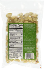 Close-up of Trader Joe's marcona almonds with rosemary seasoning and creamy texture.