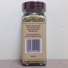 Trader Joe's Onion Salt seasoning texture reveals granules that melt smoothly into recipes.