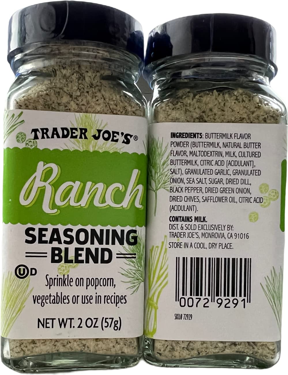Trader Joe's Ranch Seasoning Blend sprinkled on roasted vegetables for savory upgrade