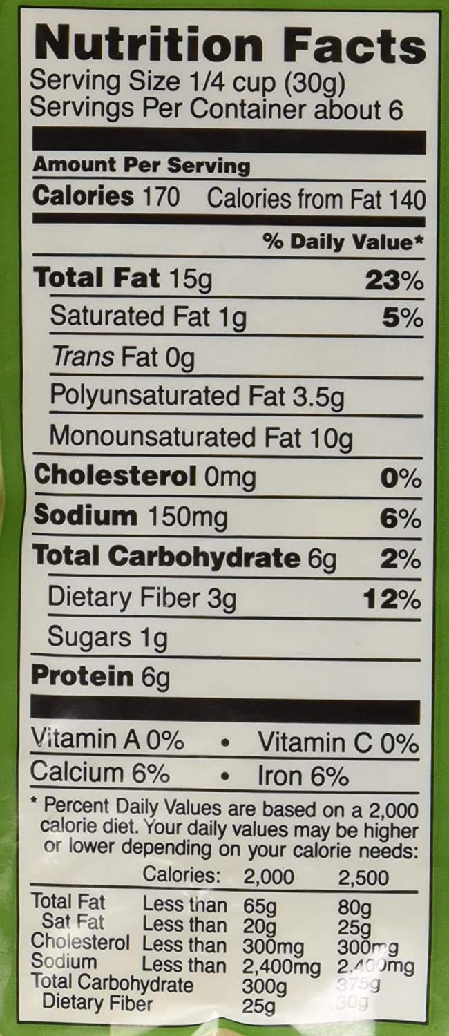 Product packaging on shelf highlighting no preservatives or artificial flavors.