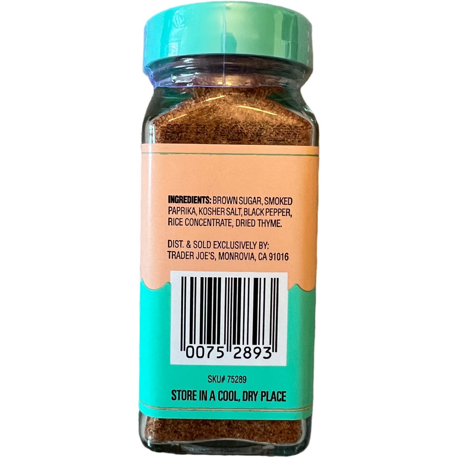 Trader Joe's Salmon Rub on raw salmon enhances flavor