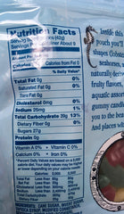 Trader Joe's Scandinavian Swimmers gluten-free label close-up, suitable for dietary needs