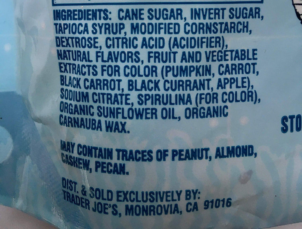 Trader Joe's Scandinavian Swimmers kosher certification visible, perfect for gatherings