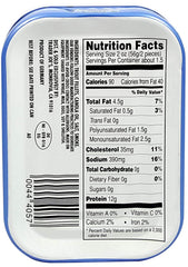 Trader Joe's smoked trout fillets in oil, front label, versatile quick-meal option.
