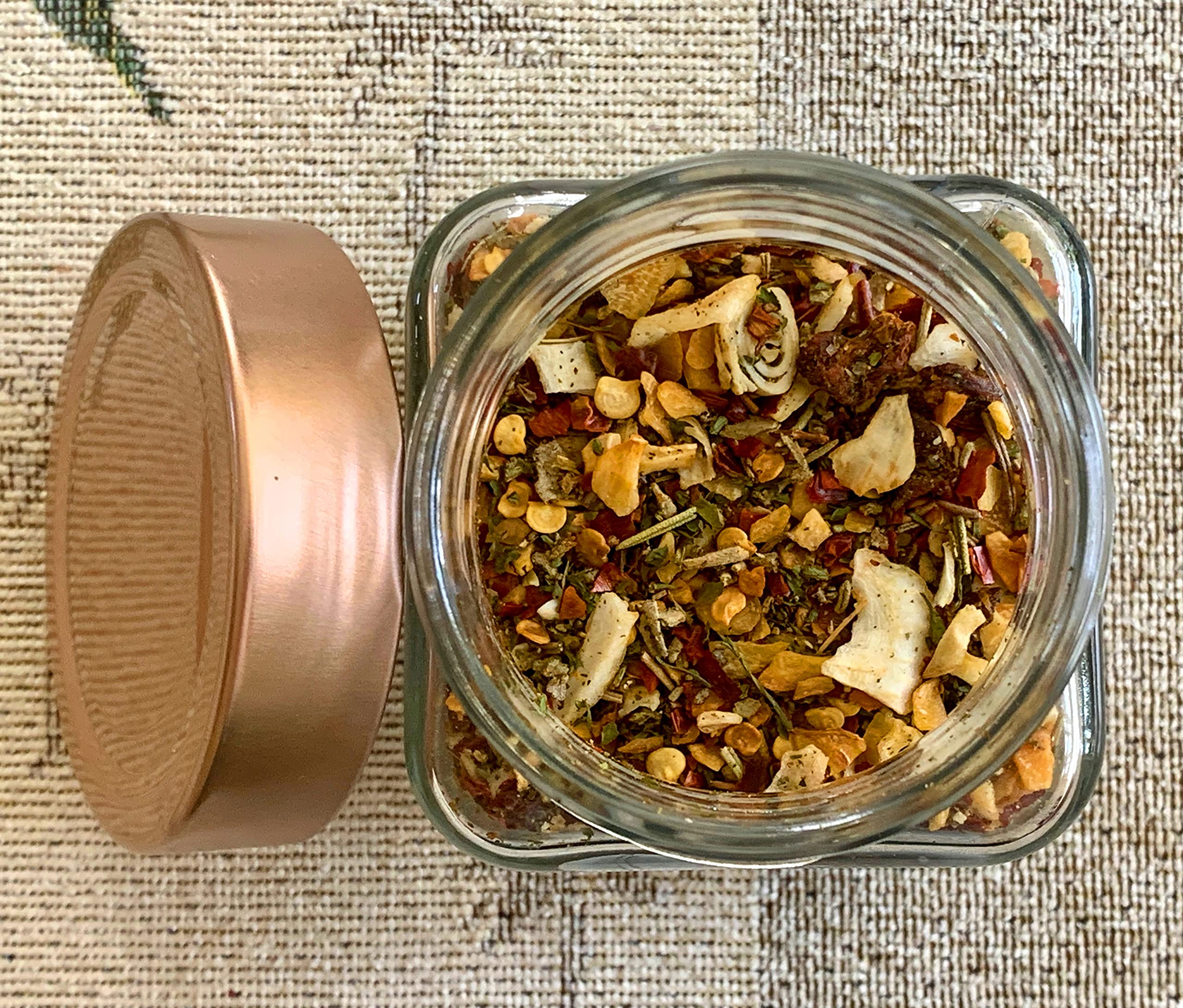 Soffritto sprinkled over pasta boosts savory depth in minutes.