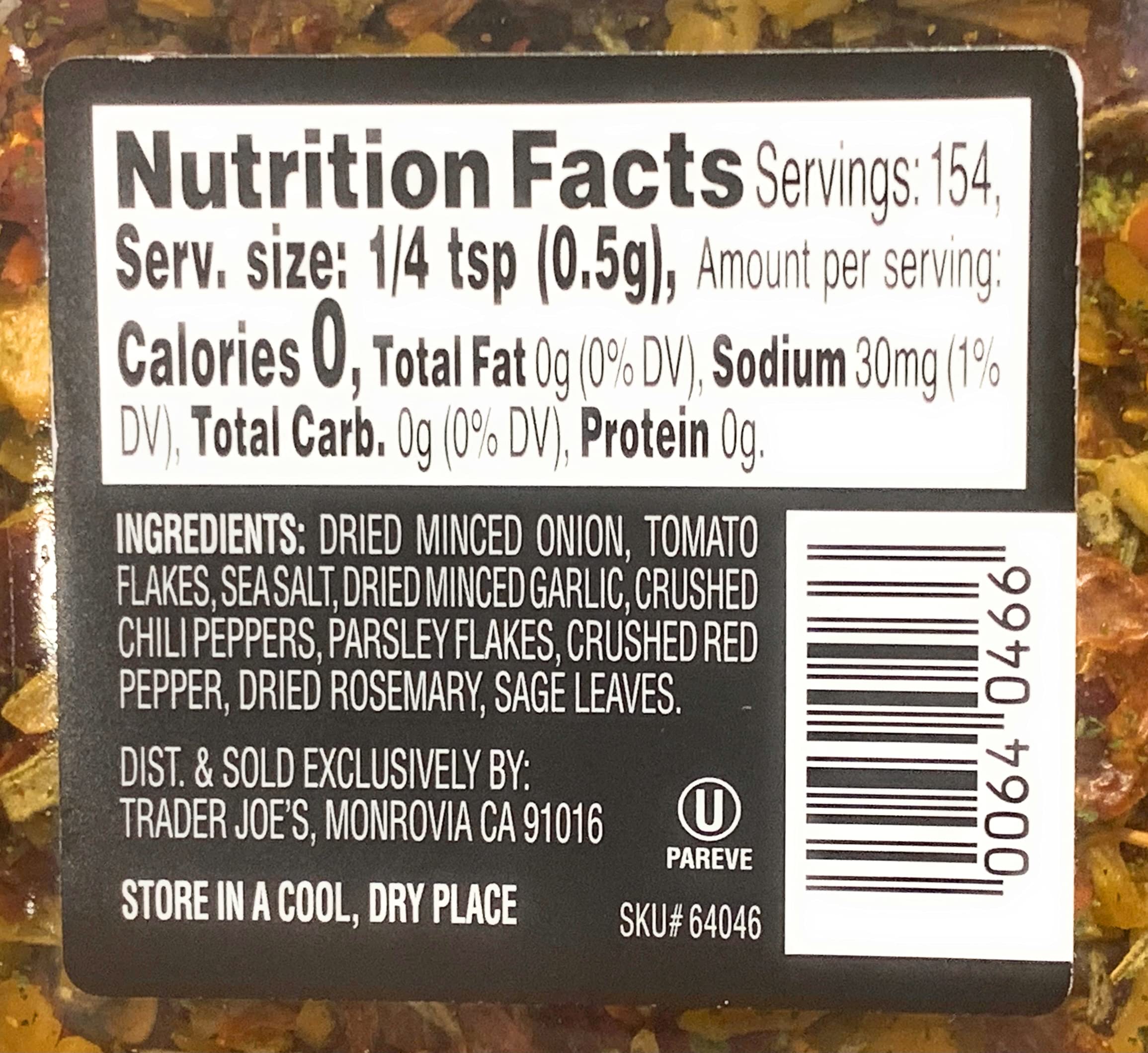 Soffritto dried vegetable herb mix enhances roasting with tomato hints.