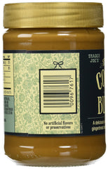 Trader Joe's Speculoos Cookie Butter on waffles provides a decadent breakfast topping.