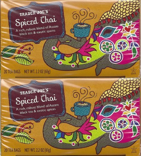 Trader Joe's Spiced Chai tea bags for a cozy, aromatic cup